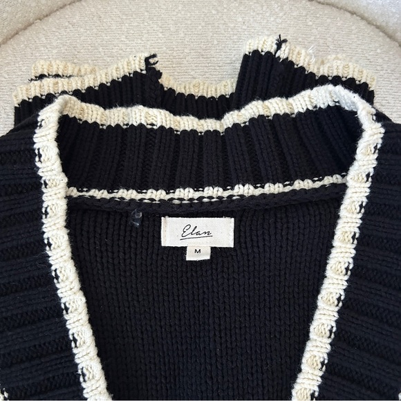 Elan Women's V-Neck Sweater Vest Preppy - Picture 5 of 16